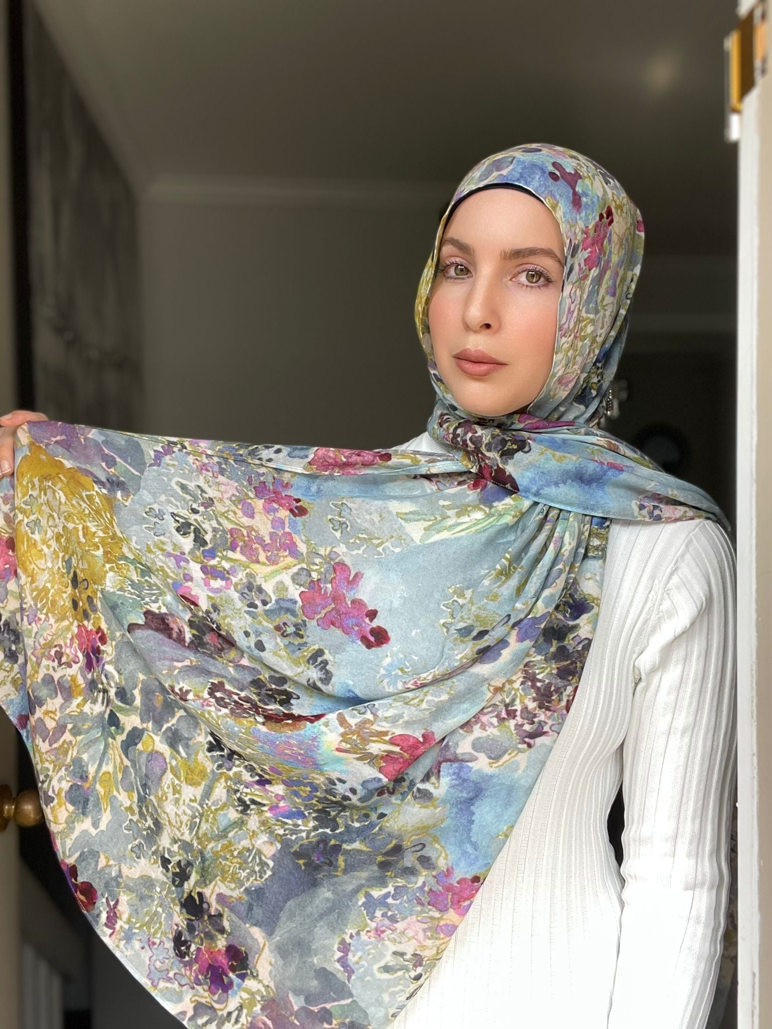 Mystic Bloom Modal Hijab