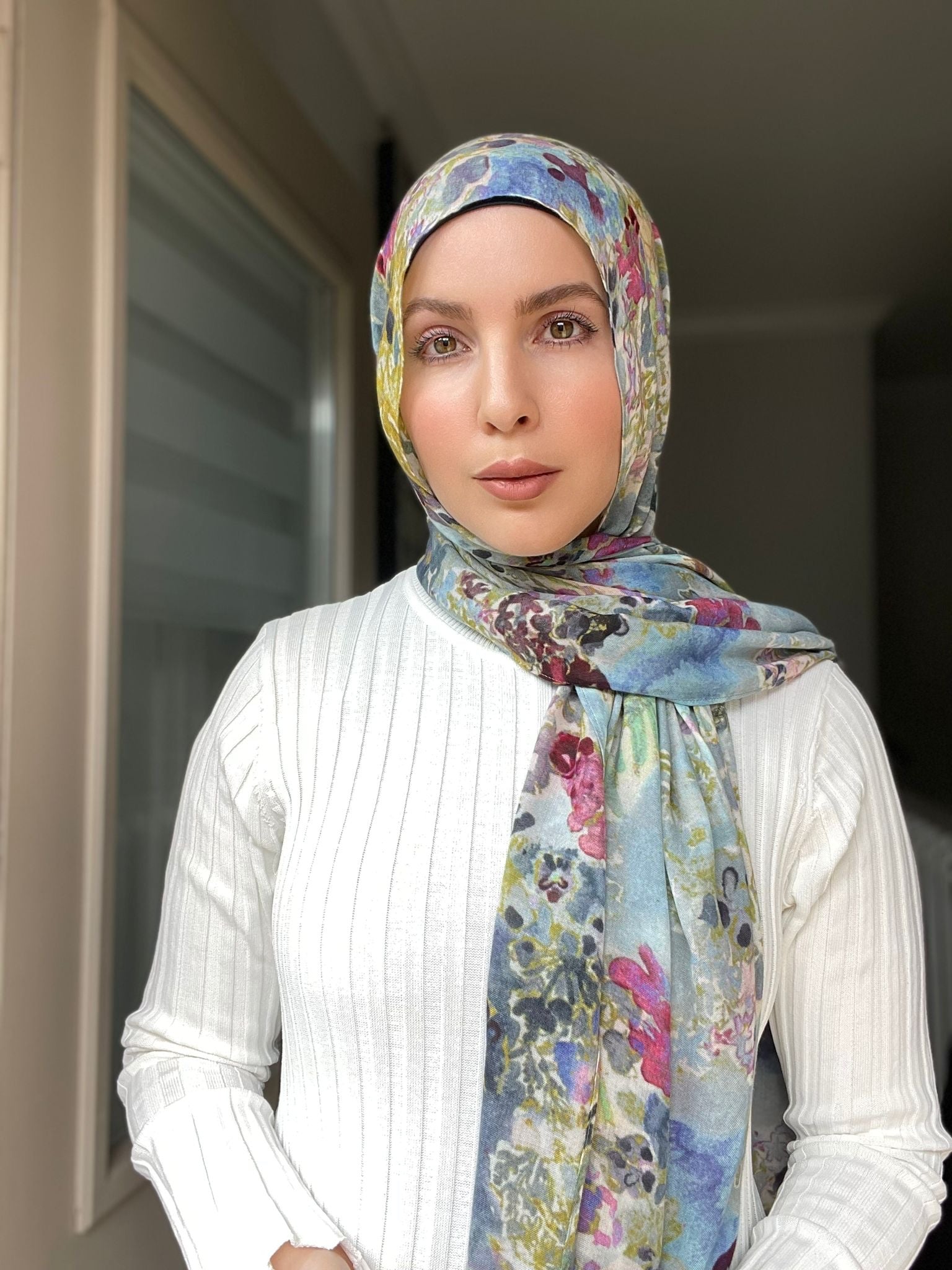 Mystic Bloom Modal Hijab