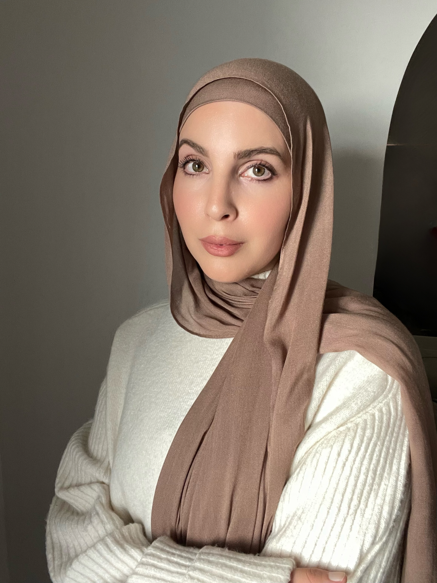 Luxury Matching Modal Hijab & Undercap Set - Pine