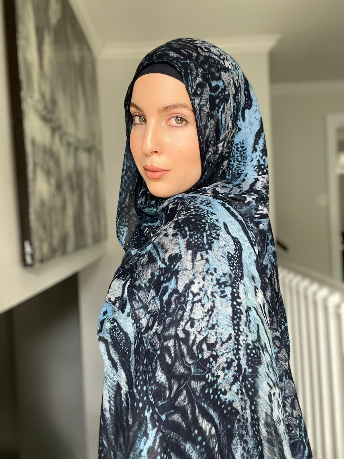 Midnight Mirage Modal Hijab