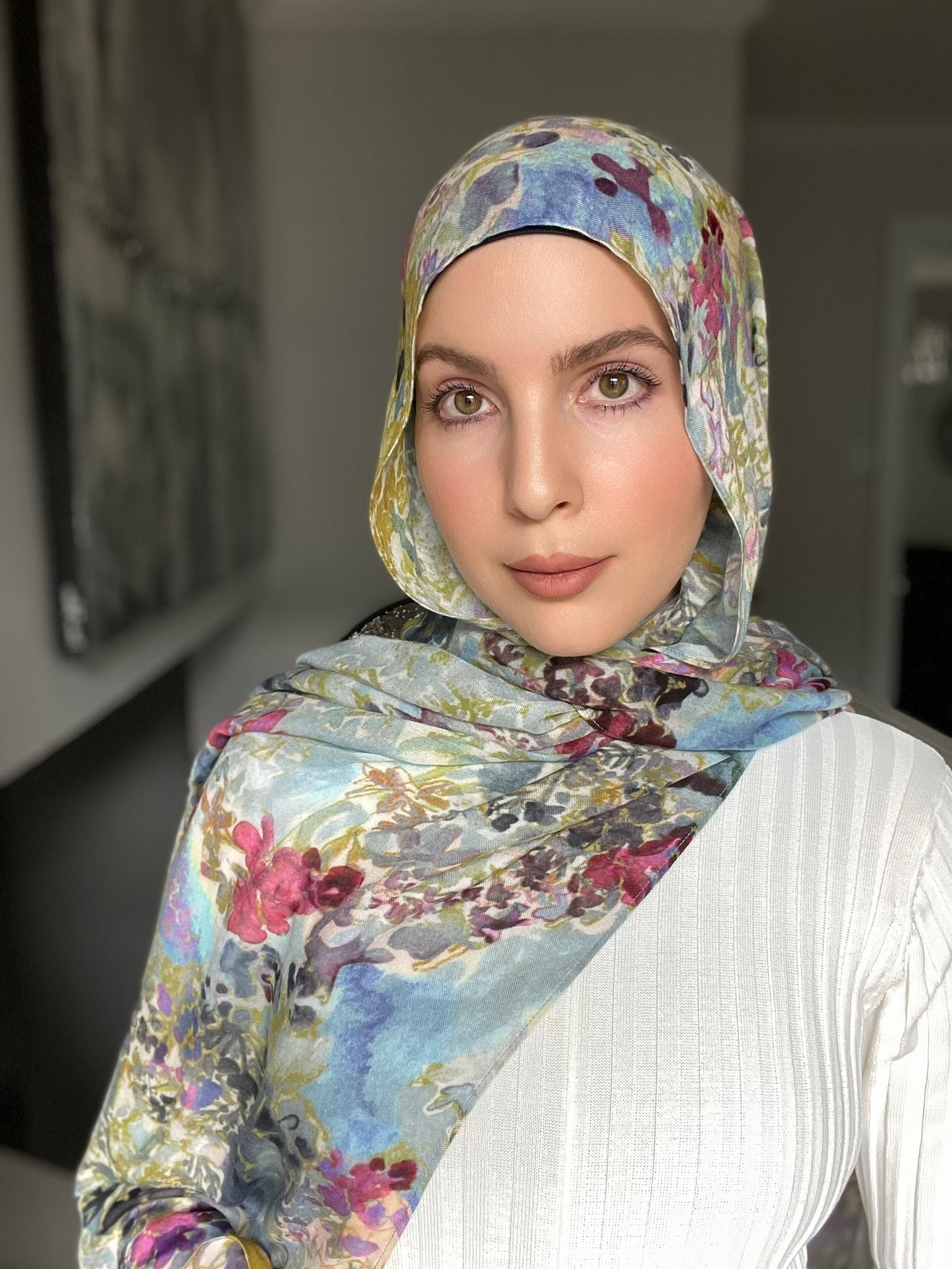 Mystic Bloom Modal Hijab