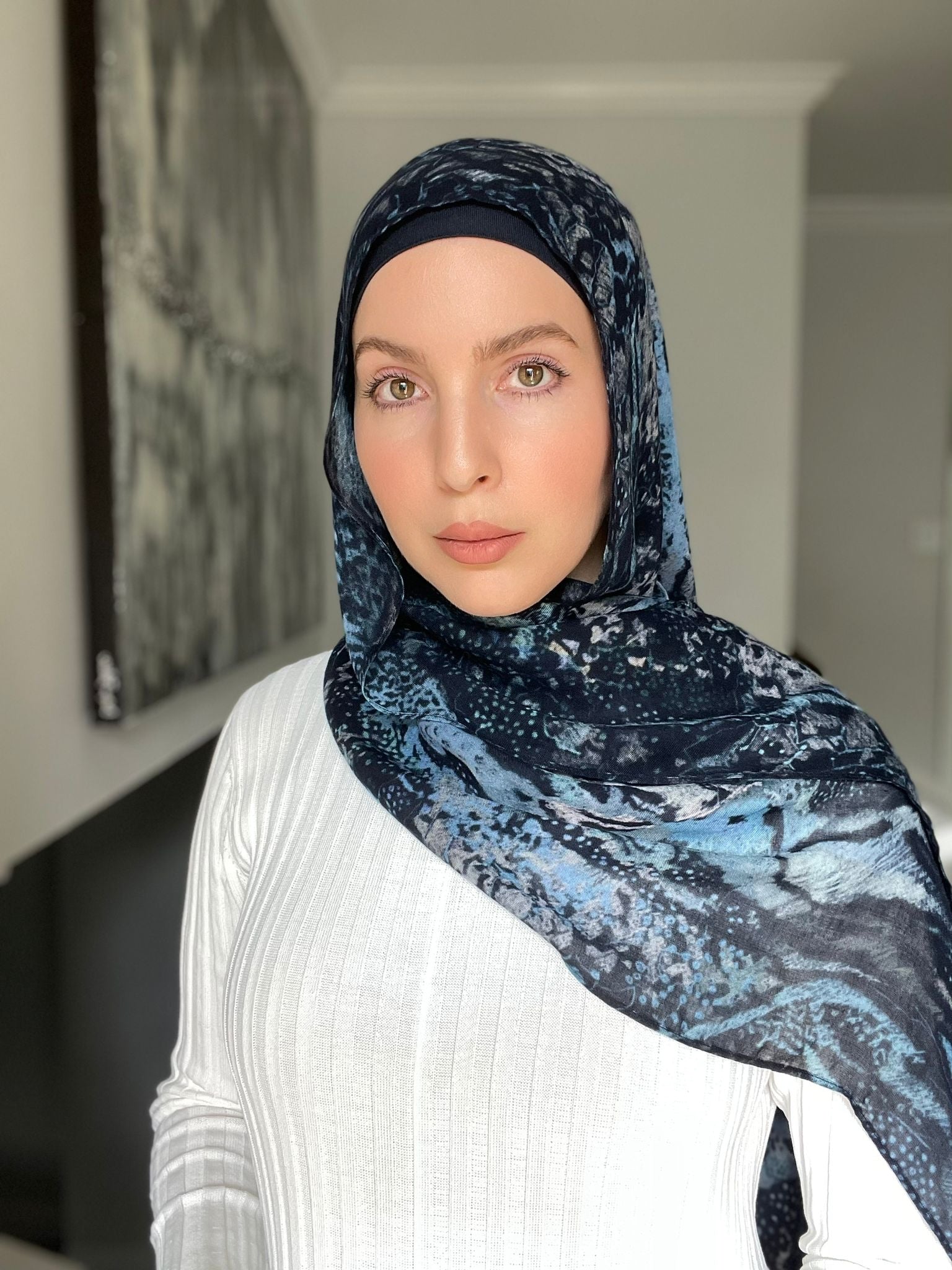 Midnight Mirage Modal Hijab