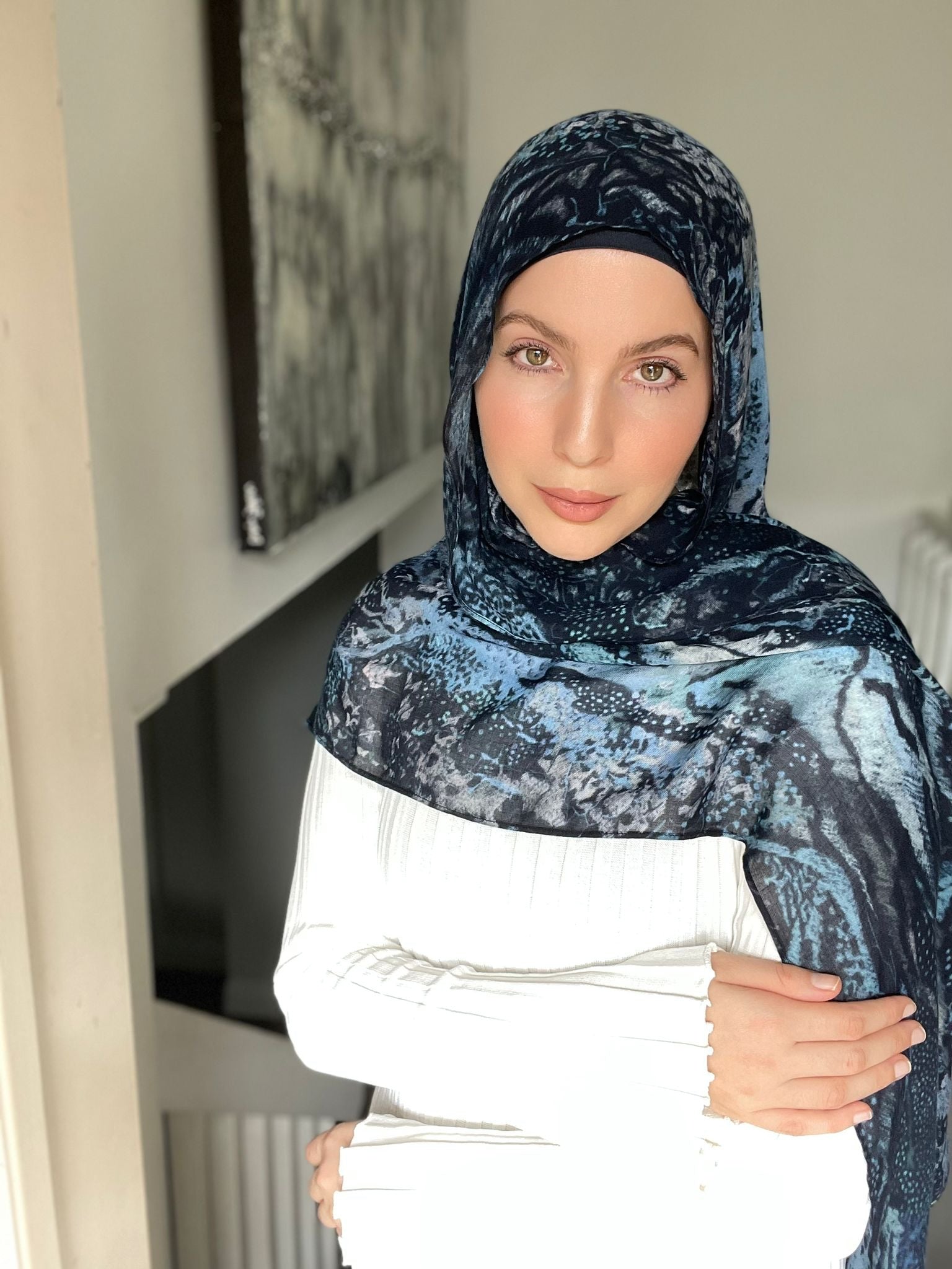 Midnight Mirage Modal Hijab