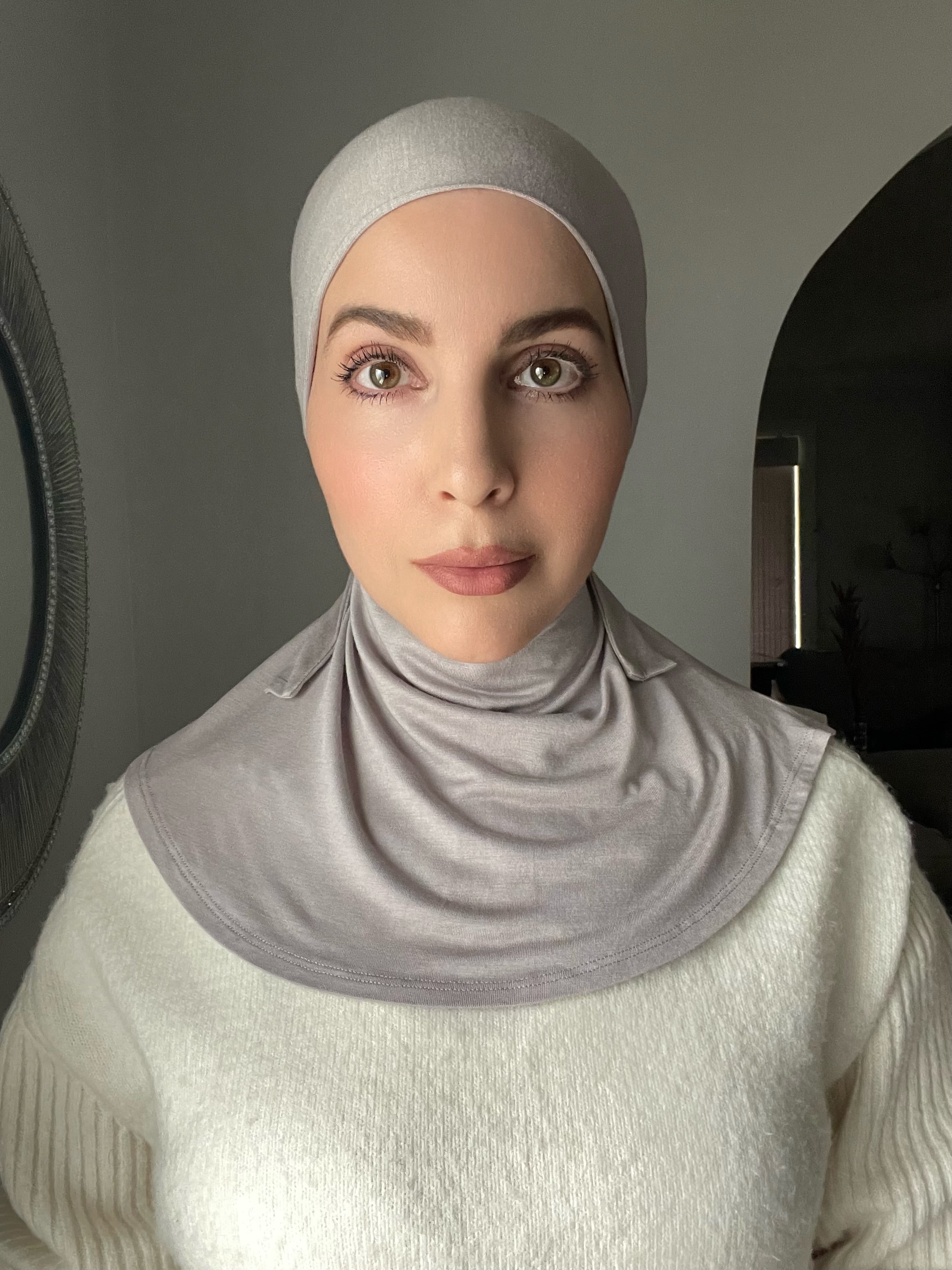 Matching modal hijab and ninja cap set