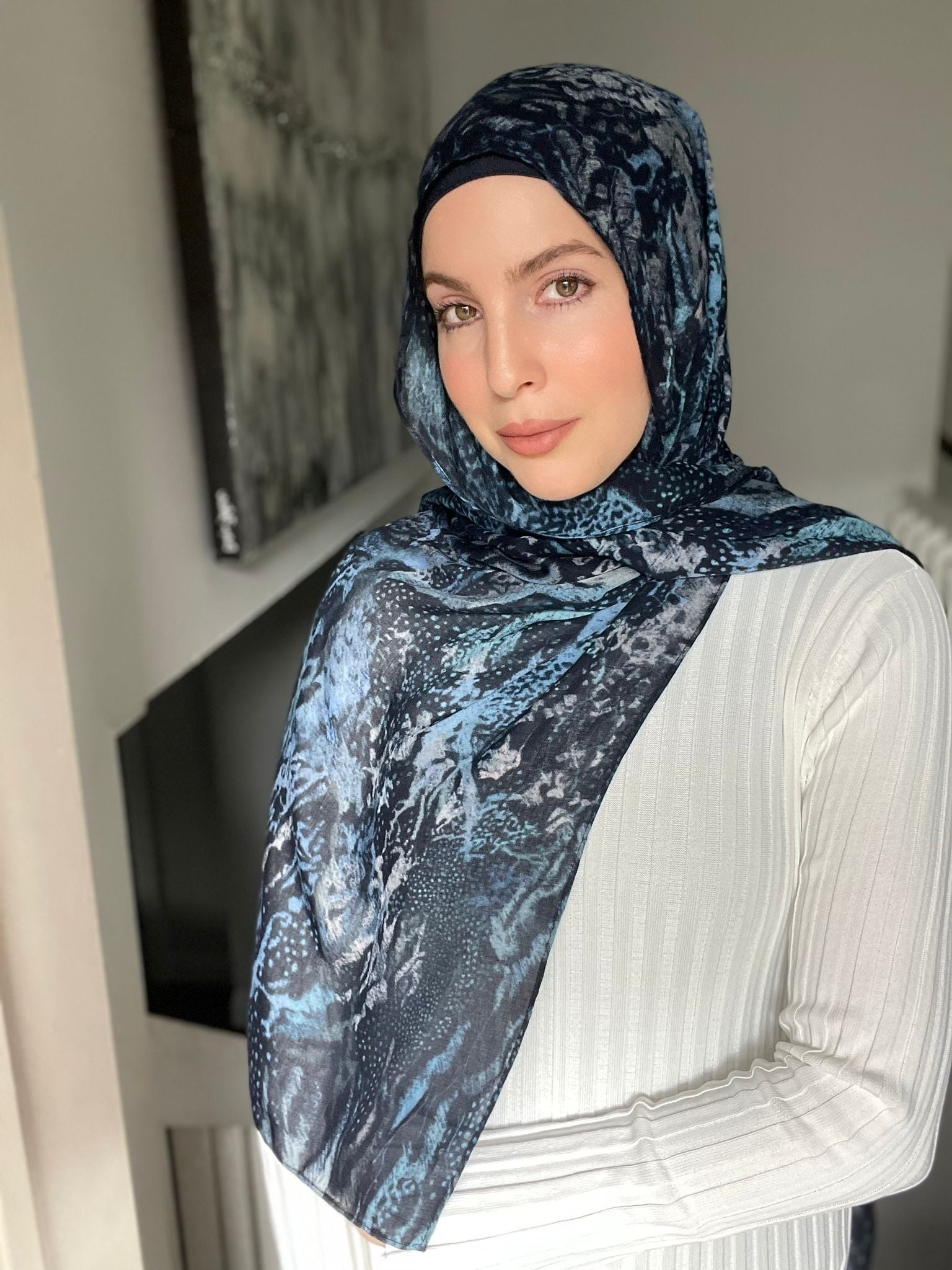 Midnight Mirage Modal Hijab