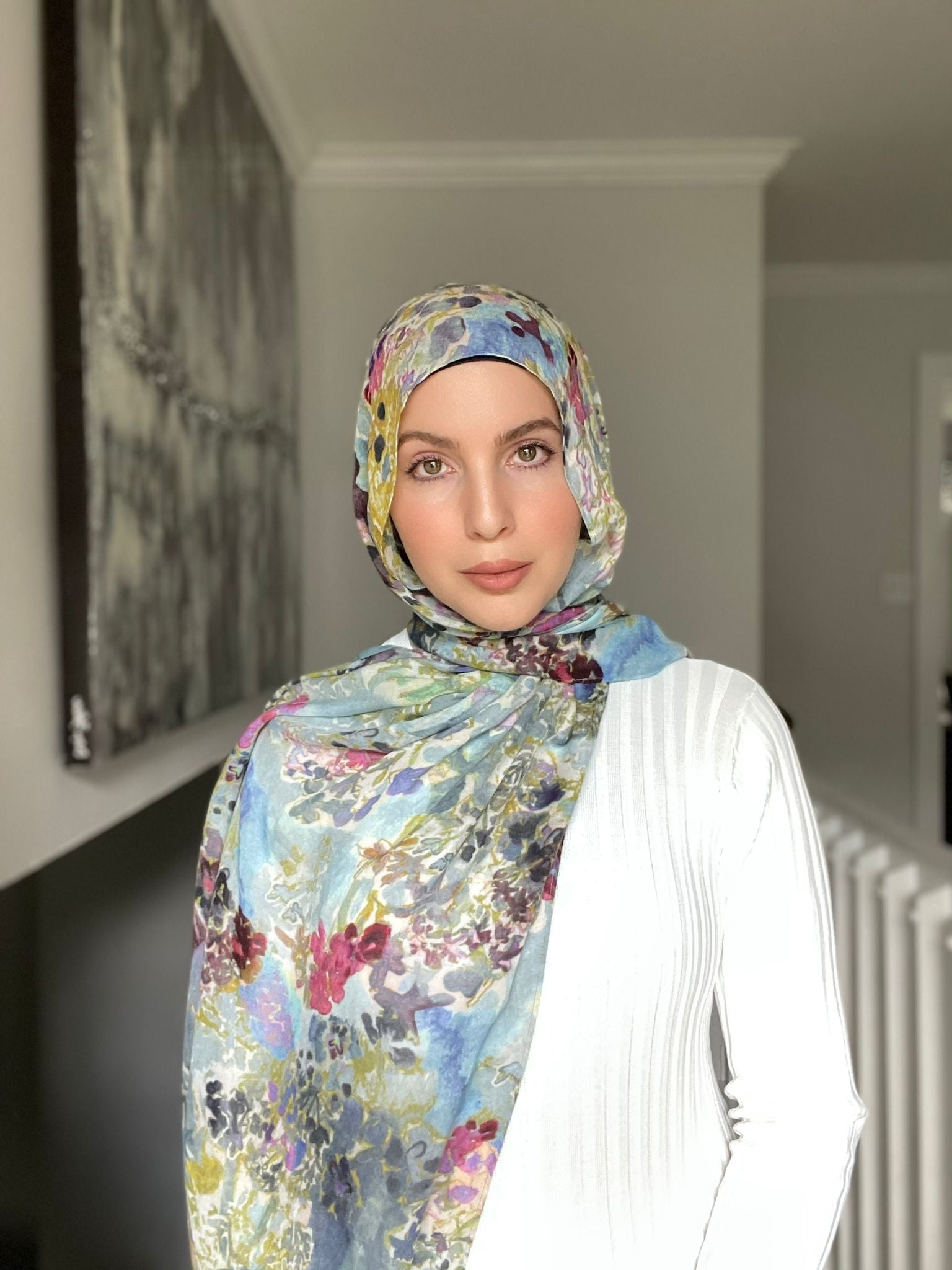 Mystic Bloom Modal Hijab