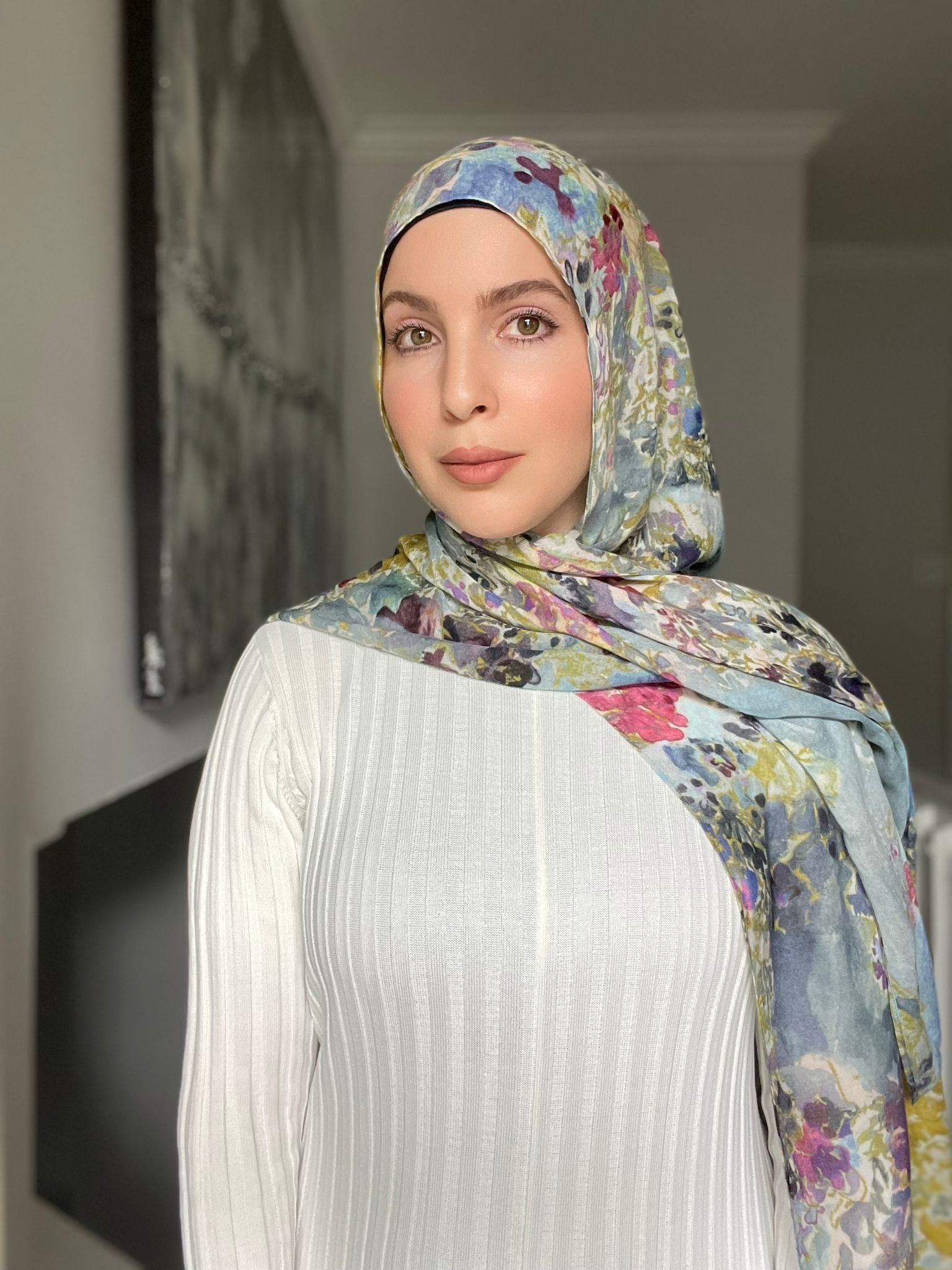 Mystic Bloom Modal Hijab