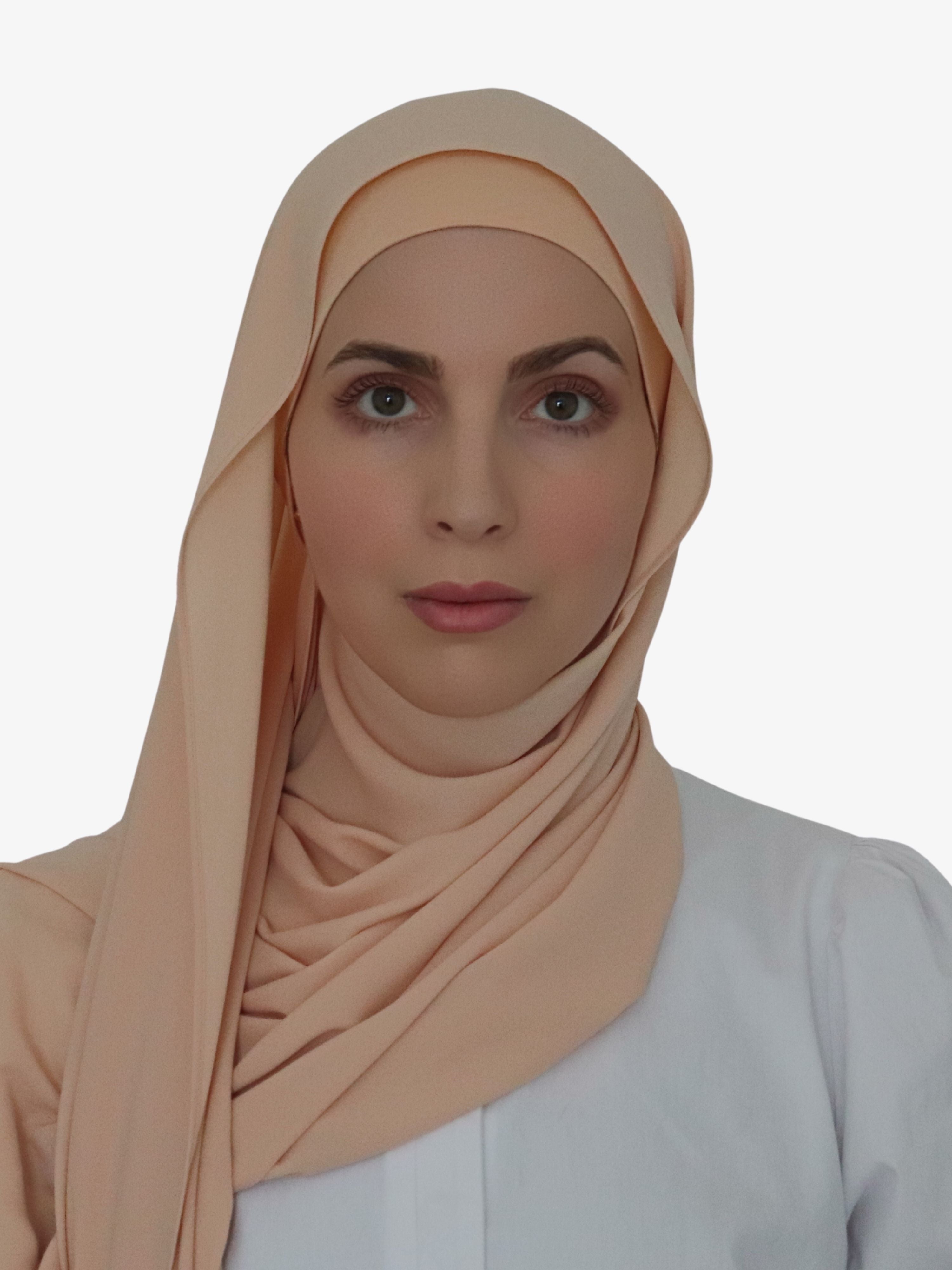 chiffon matching hijab and undercap set canada