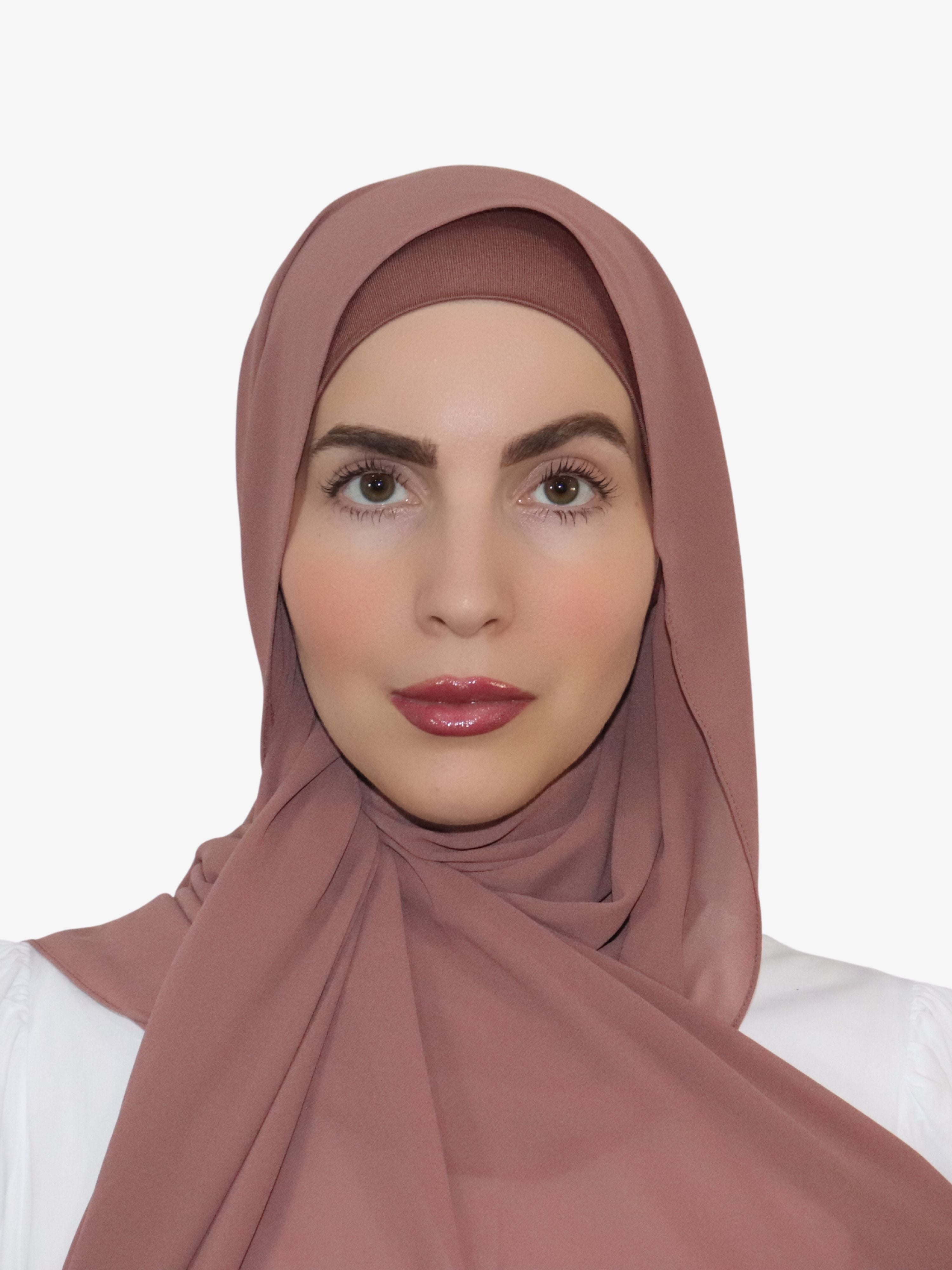chiffon matching hijab and undercap set canada