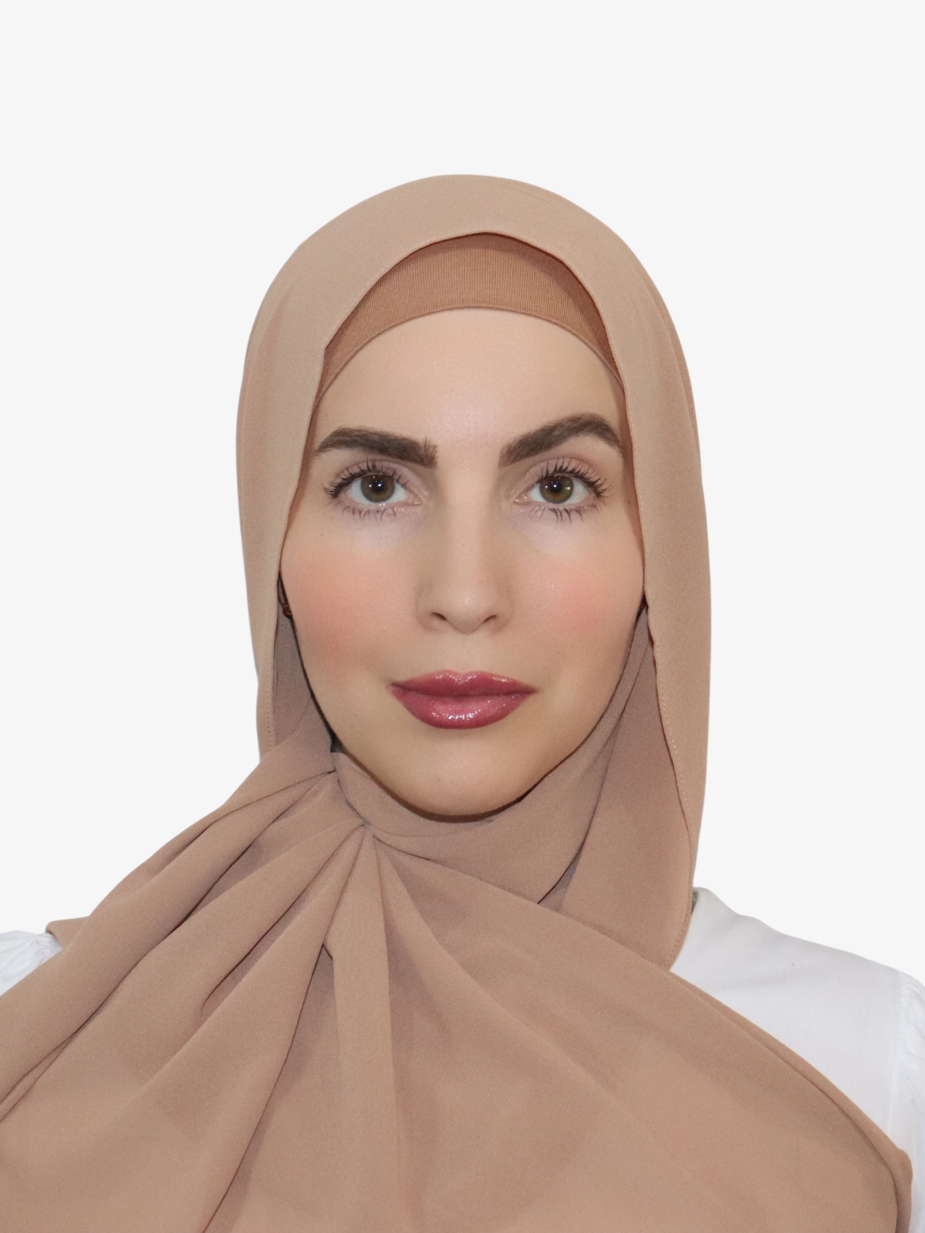 chiffon matching hijab and undercap set canada