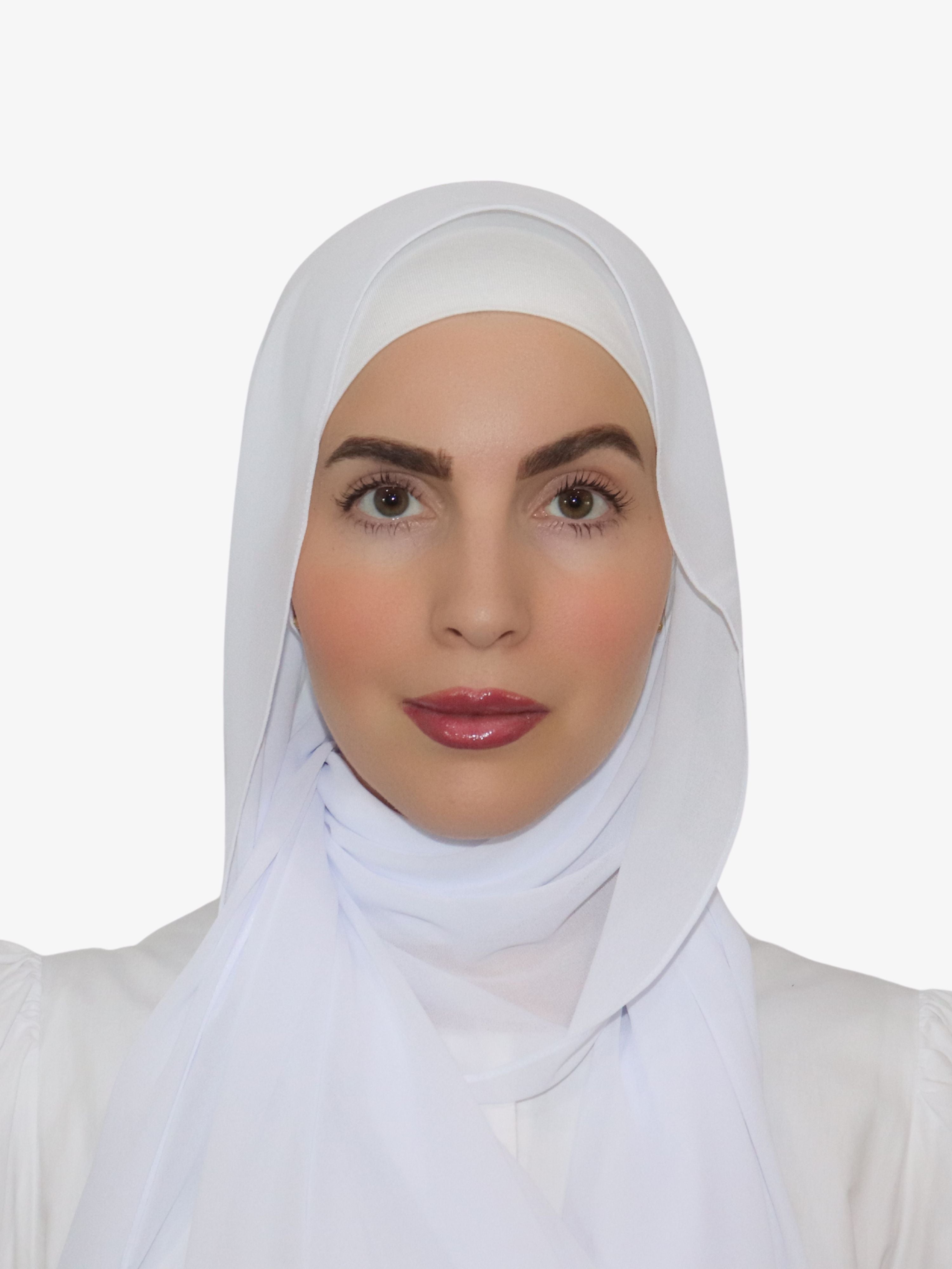 chiffon matching hijab and undercap set canada