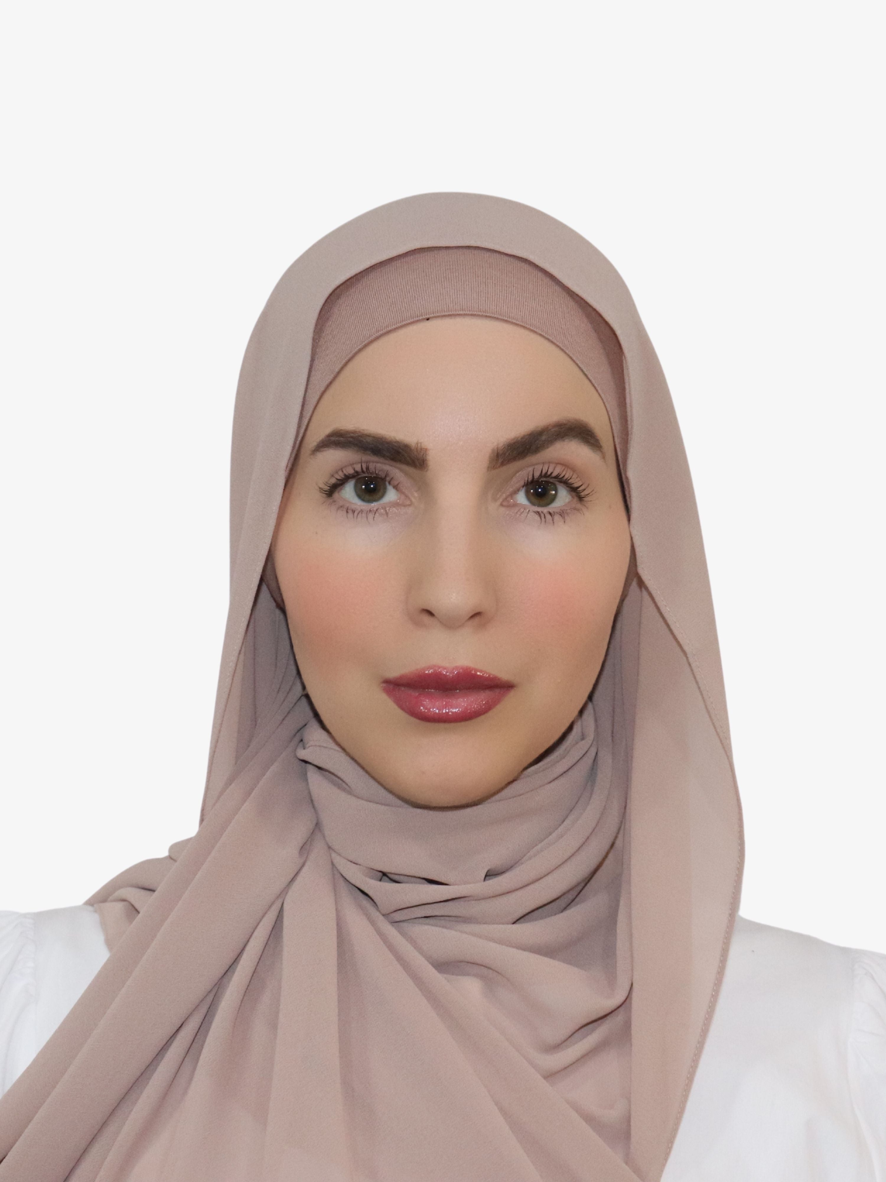 chiffon matching hijab and undercap set canada