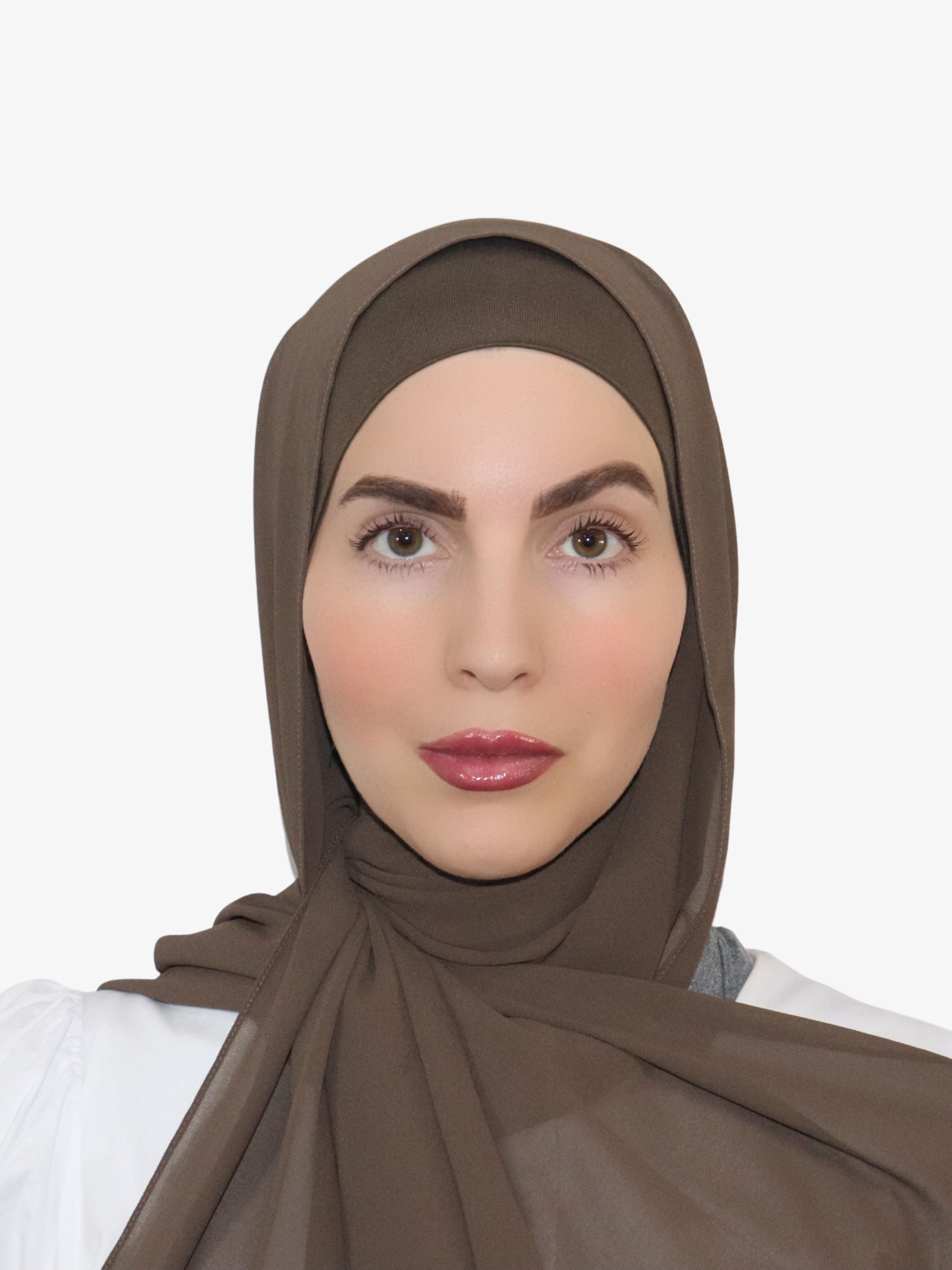 chiffon matching hijab and undercap set canada