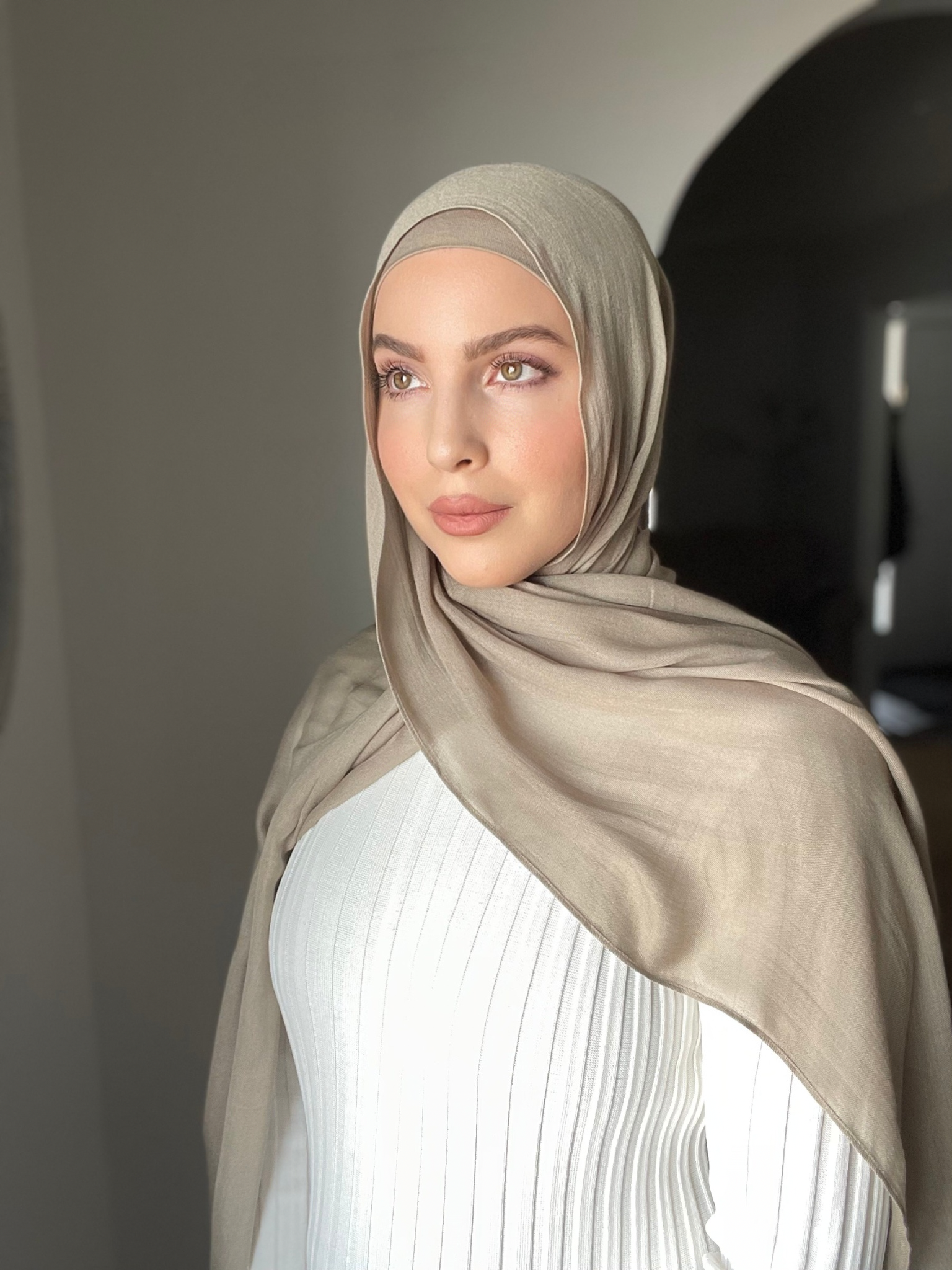 Matching modal hijab and undercap set