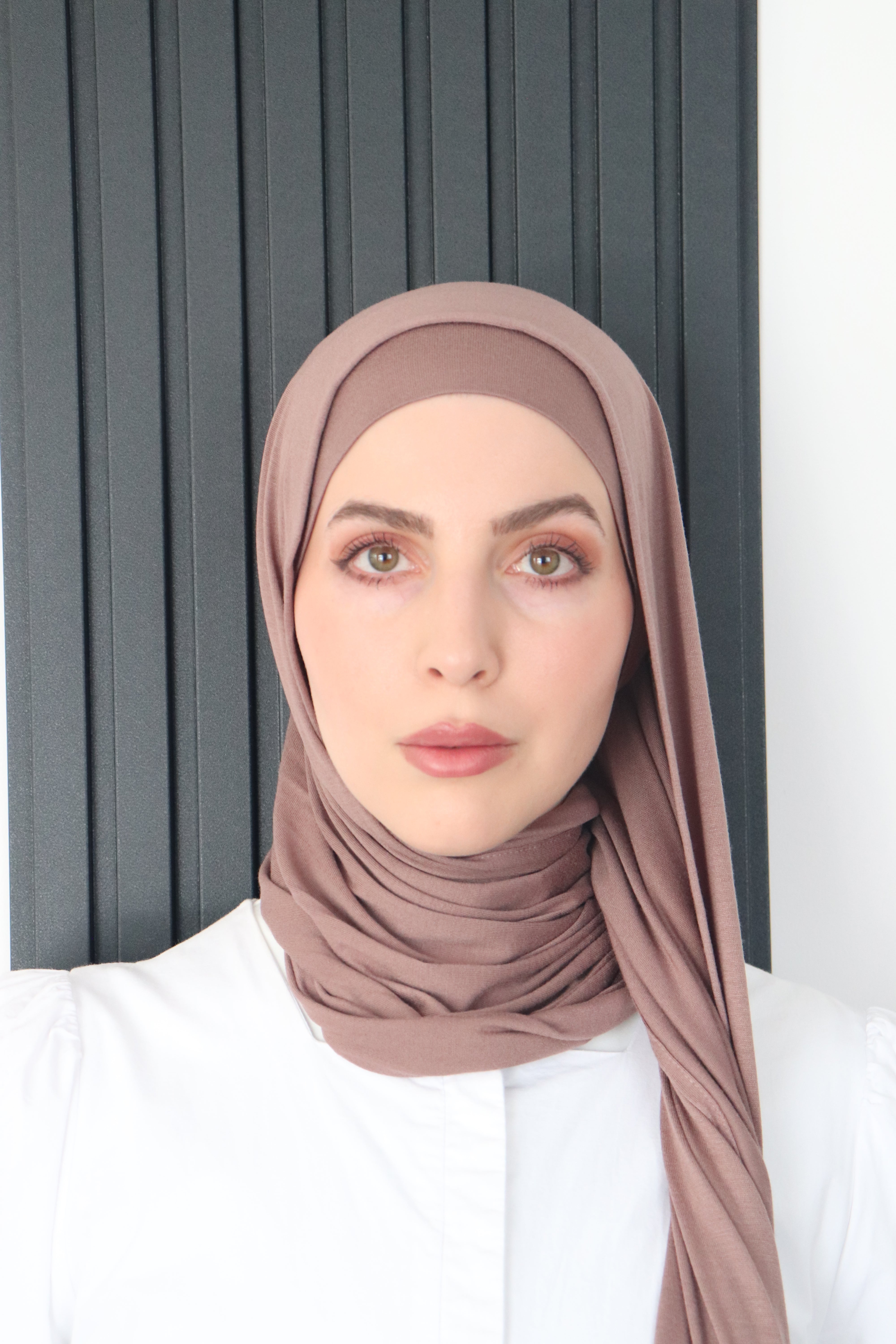 matching jersey hijab and undercap