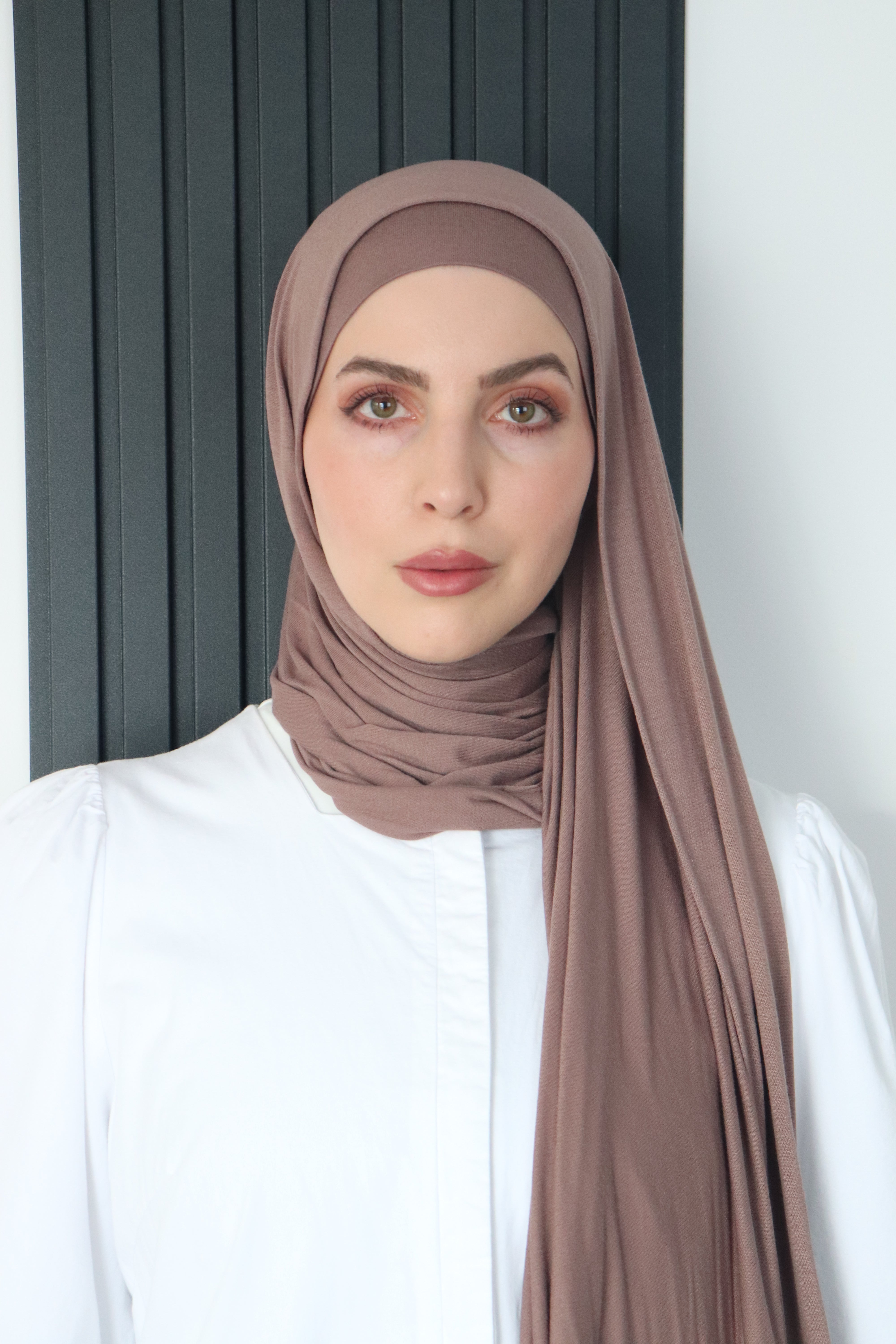 matching jersey hijab and undercap