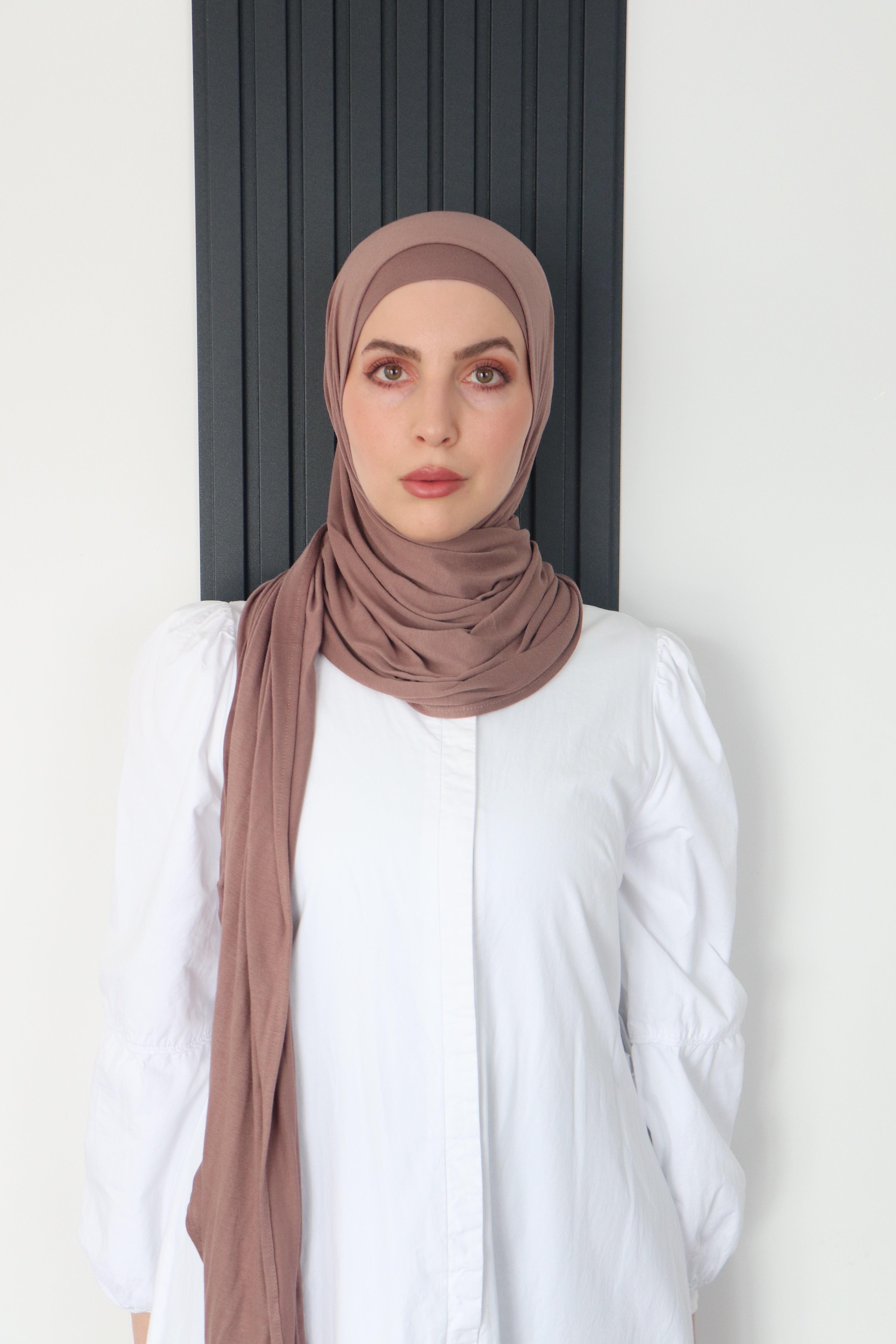 Instant Jersey Hijab - Bark