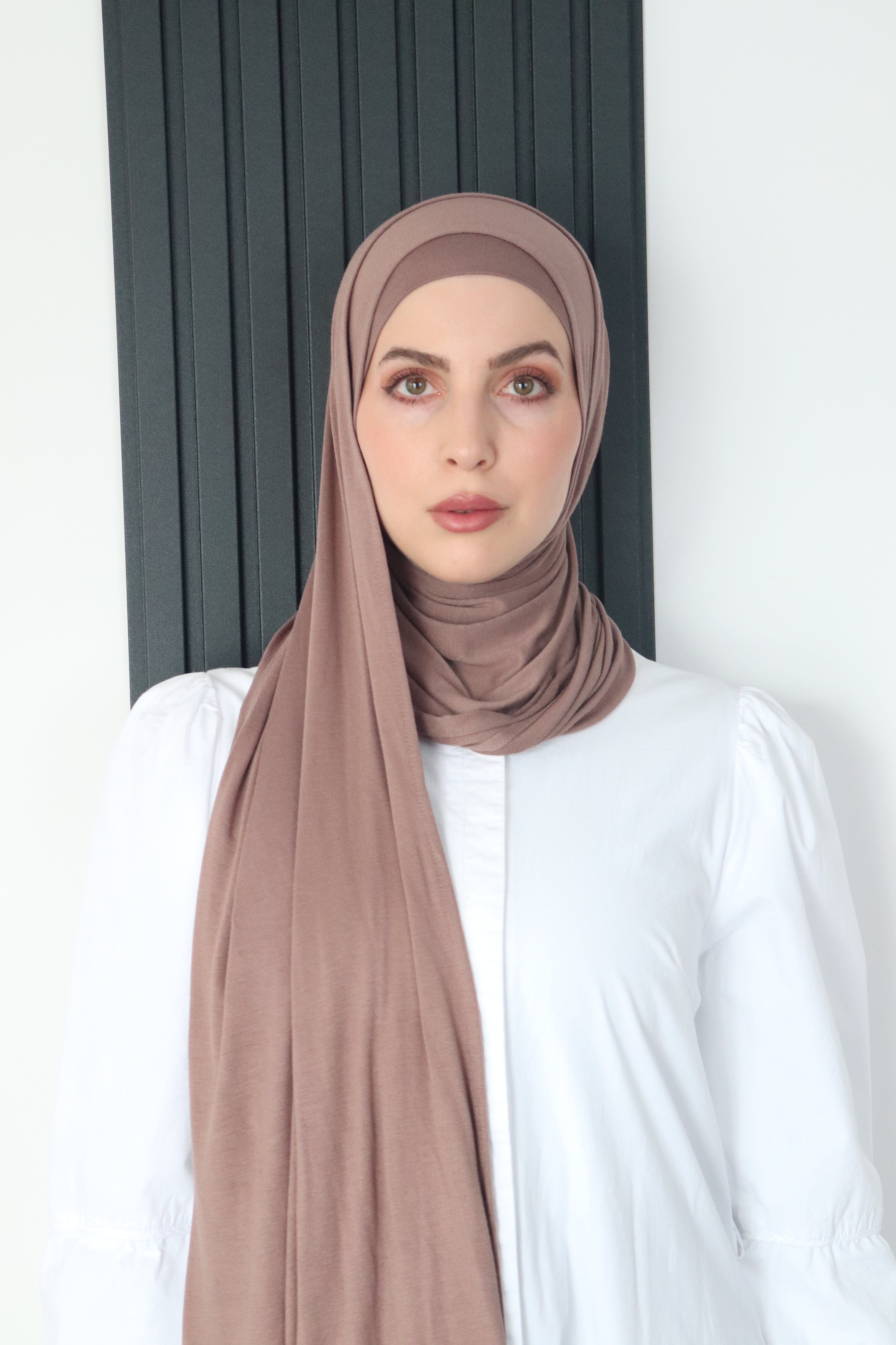 Instant Jersey Hijab - Bark