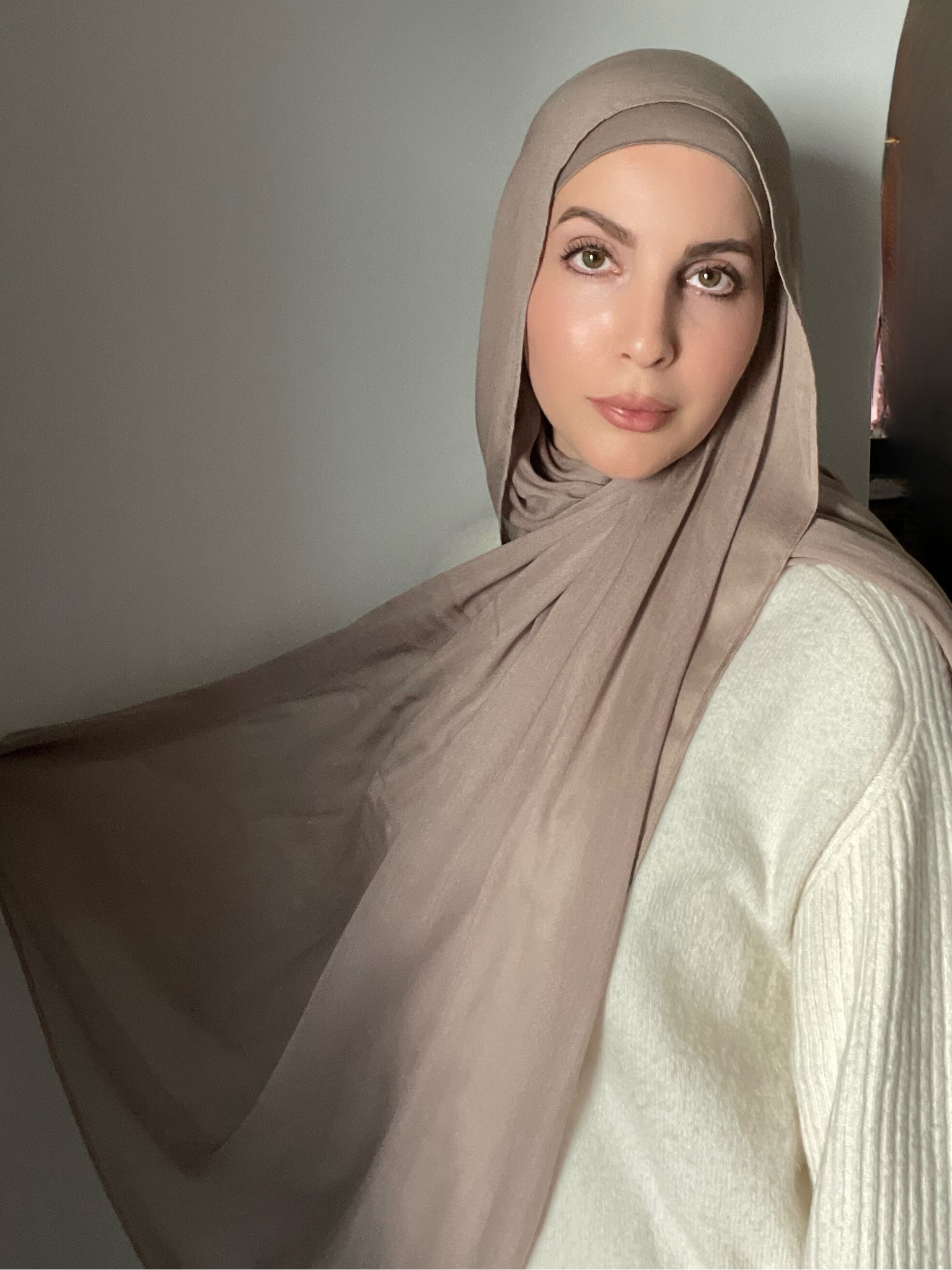 Luxury Matching Modal Hijab & Ninja Cap Set - Fungi