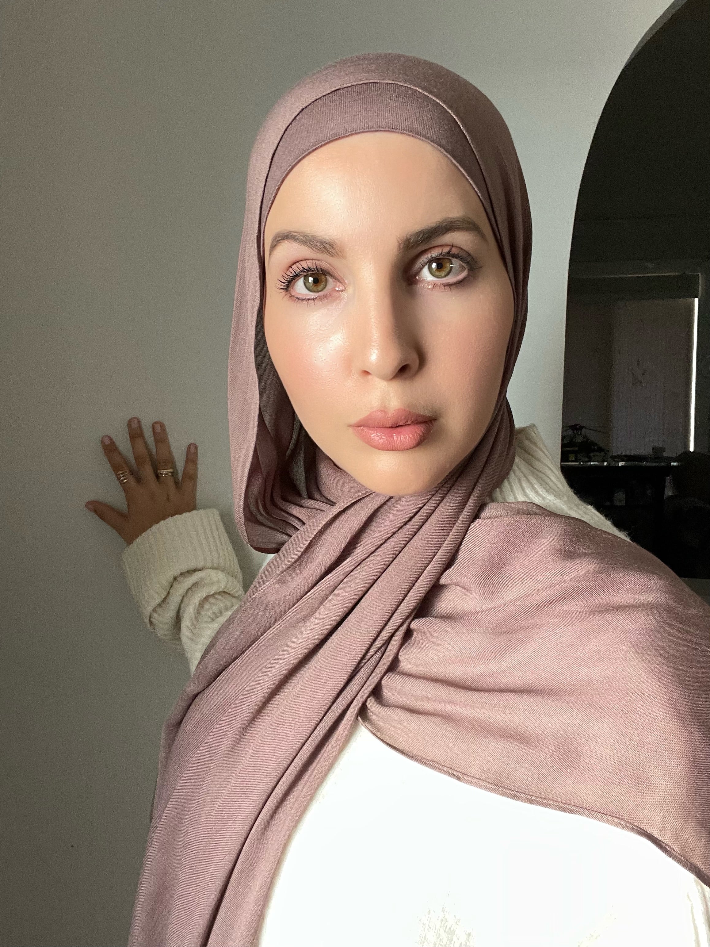 Luxury Matching Modal Hijab & Undercap Set - Dusk