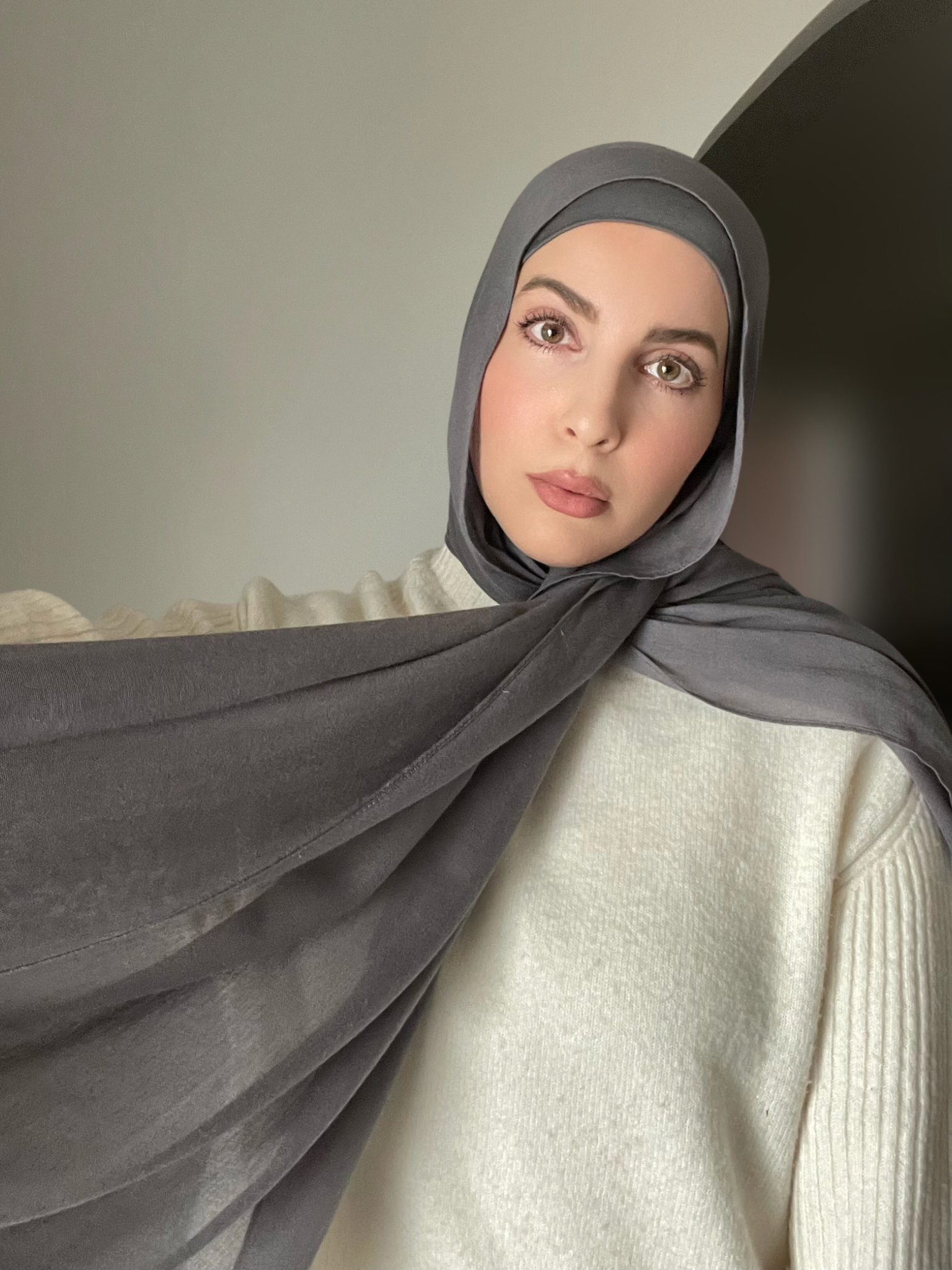 Luxury Matching Modal Hijab & Undercap Set - Tornado