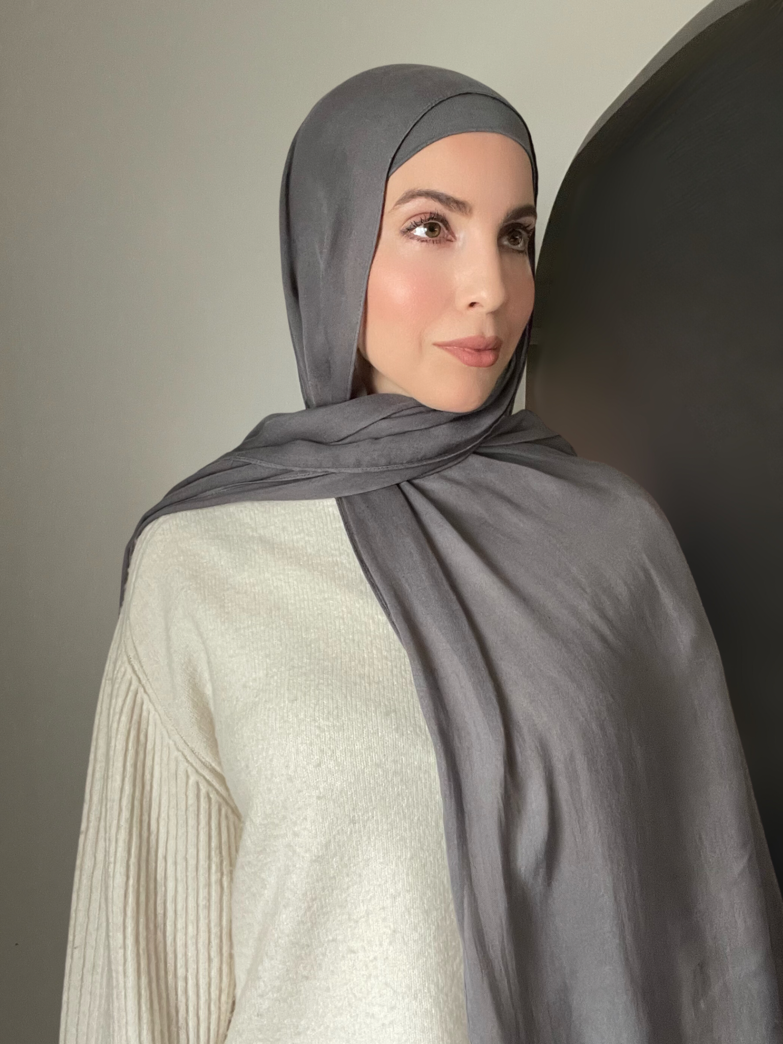 Luxury Matching Modal Hijab & Undercap Set - Tornado