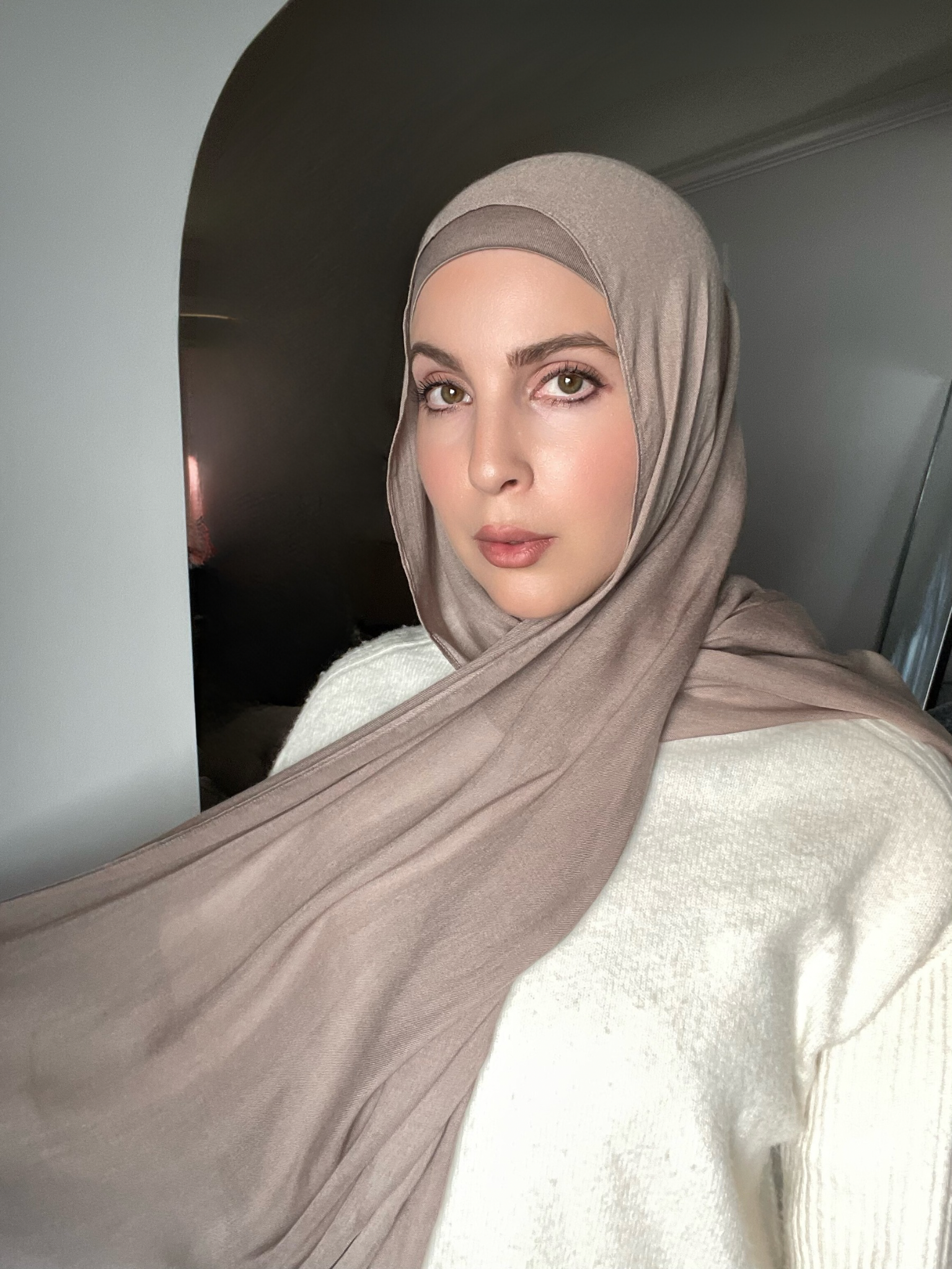 Luxury Matching Modal Hijab & Undercap Set - Fungi